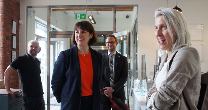 MP Rachel Reeves showroom visit