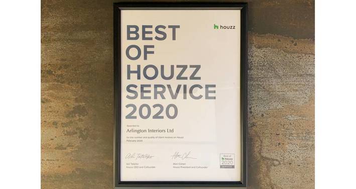 We won Best of Houzz 2020