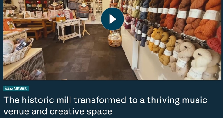 Sunny Bank Mills on ITV News Sunny Bank Mills on ITV News