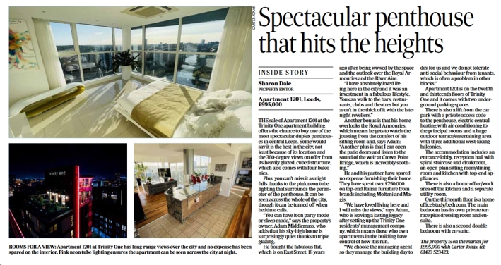 Thumbnail of Yorkshire Post Article