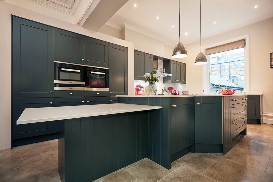 Navy Sheraton Shaker Kitchen